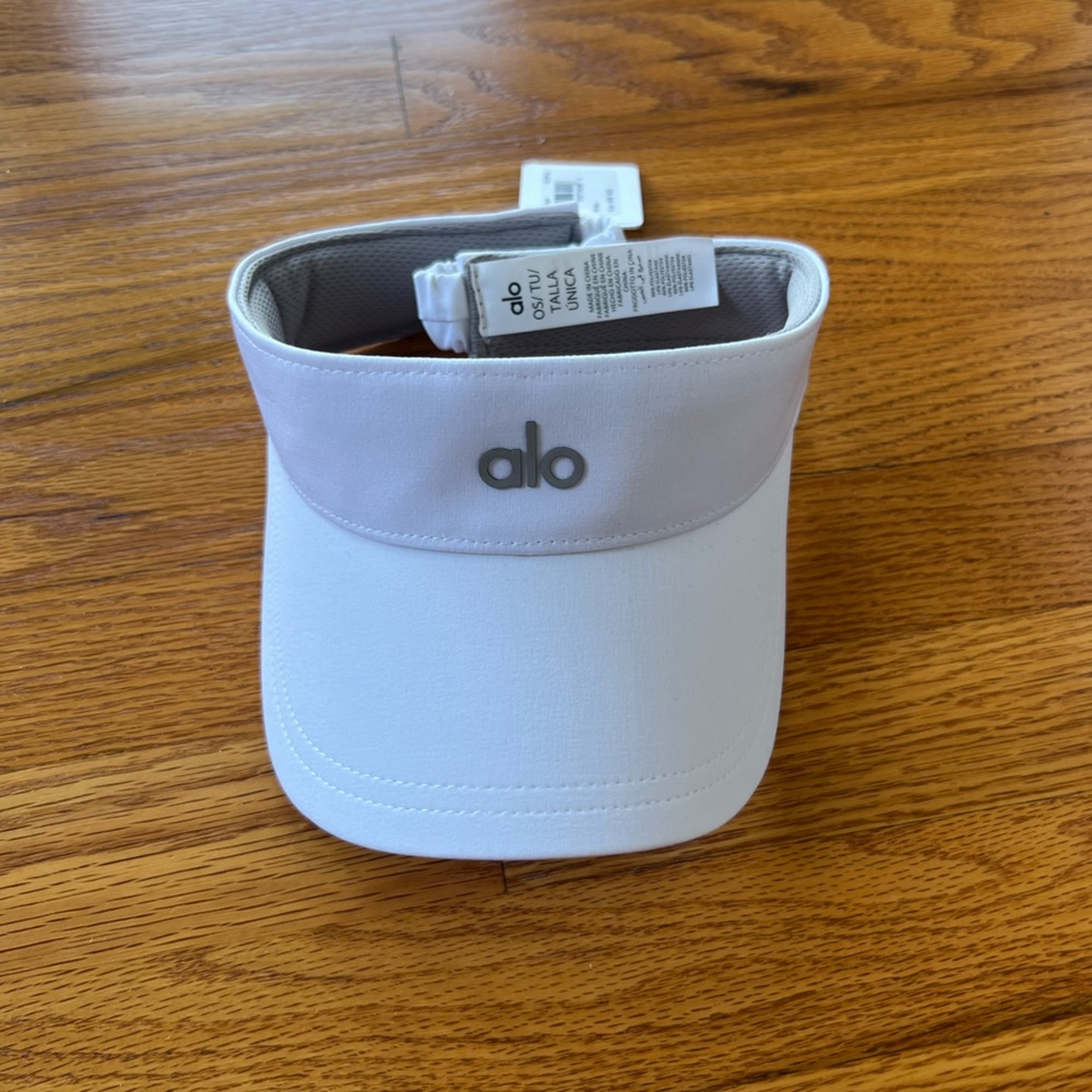 ALO Yoga White Visor Hat